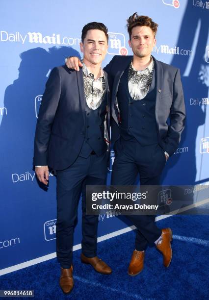 Tom Sandoval and Tom Schwartz attend the DailyMail.com & DailyMailTV Summer Party at Tom Tom on July 11, 2018 in West Hollywood, California.