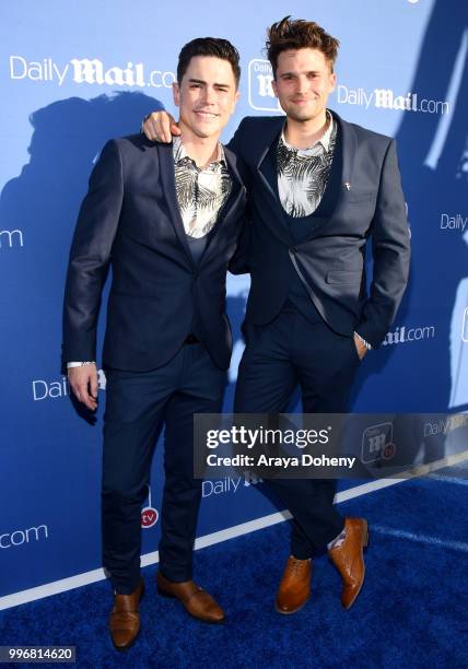 Tom Sandoval and Tom Schwartz attend the DailyMail.com & DailyMailTV Summer Party at Tom Tom on July 11, 2018 in West Hollywood, California.