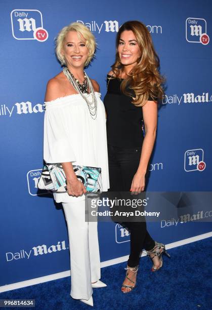 Dorinda Medley and Sophie Stanbury attend the DailyMail.com & DailyMailTV Summer Party at Tom Tom on July 11, 2018 in West Hollywood, California.