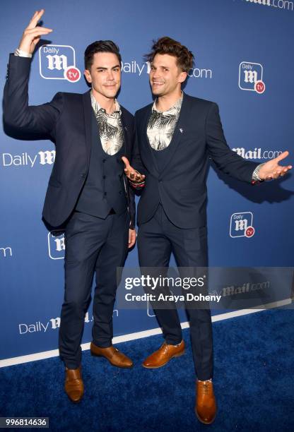 Tom Sandoval and Tom Schwartz attend the DailyMail.com & DailyMailTV Summer Party at Tom Tom on July 11, 2018 in West Hollywood, California.