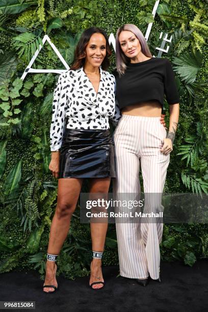 Ashley North and guest attend Ashley North's Launch of "AN STYLE" Candles at IceLink Boutique and Rooftop Lounge on July 11, 2018 in West Hollywood,...