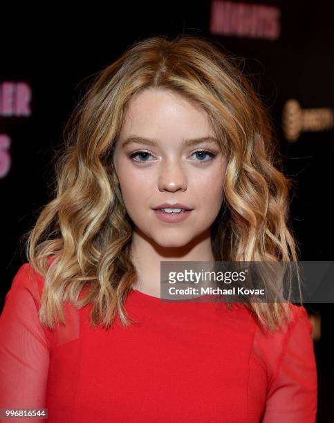 Actor Jade Pettyjohn attends the Los Angeles Special Screening of "Hot Summer Nights" on July 11, 2018 in Los Angeles, California.