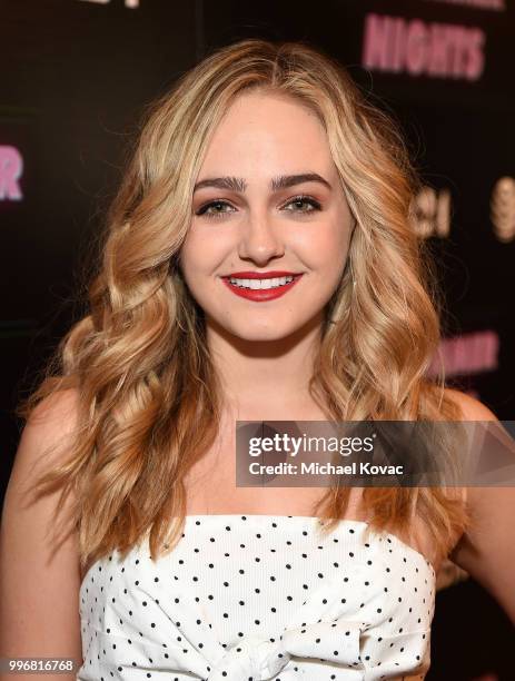 Actor Sophie Reynolds attends the Los Angeles Special Screening of "Hot Summer Nights" on July 11, 2018 in Los Angeles, California.