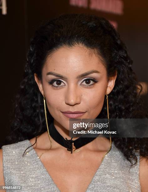 Actor Bianca Santos attends the Los Angeles Special Screening of "Hot Summer Nights" on July 11, 2018 in Los Angeles, California.