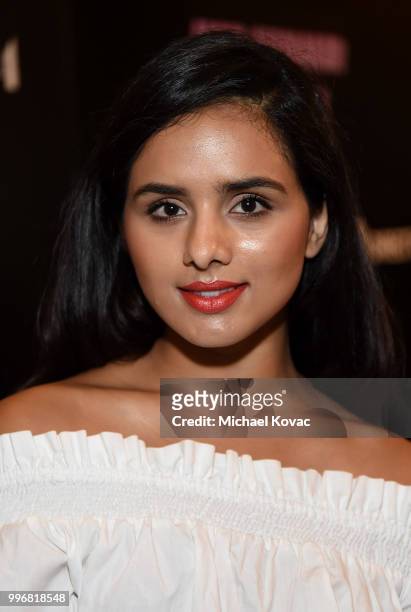 Actor Aparna Brielle attends the Los Angeles Special Screening of "Hot Summer Nights" on July 11, 2018 in Los Angeles, California.