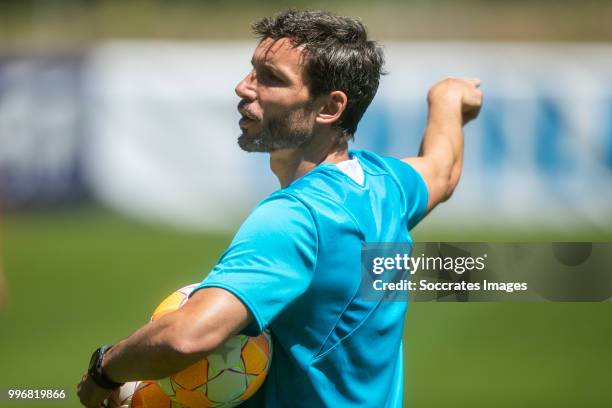 Mark van Bommel of PSV during the PSV training on July 11, 2018 in Bagnes Switzerland