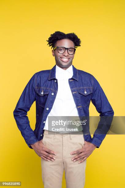 funny 80's style portrait of cheesy nerdy young man - izusek stock pictures, royalty-free photos & images