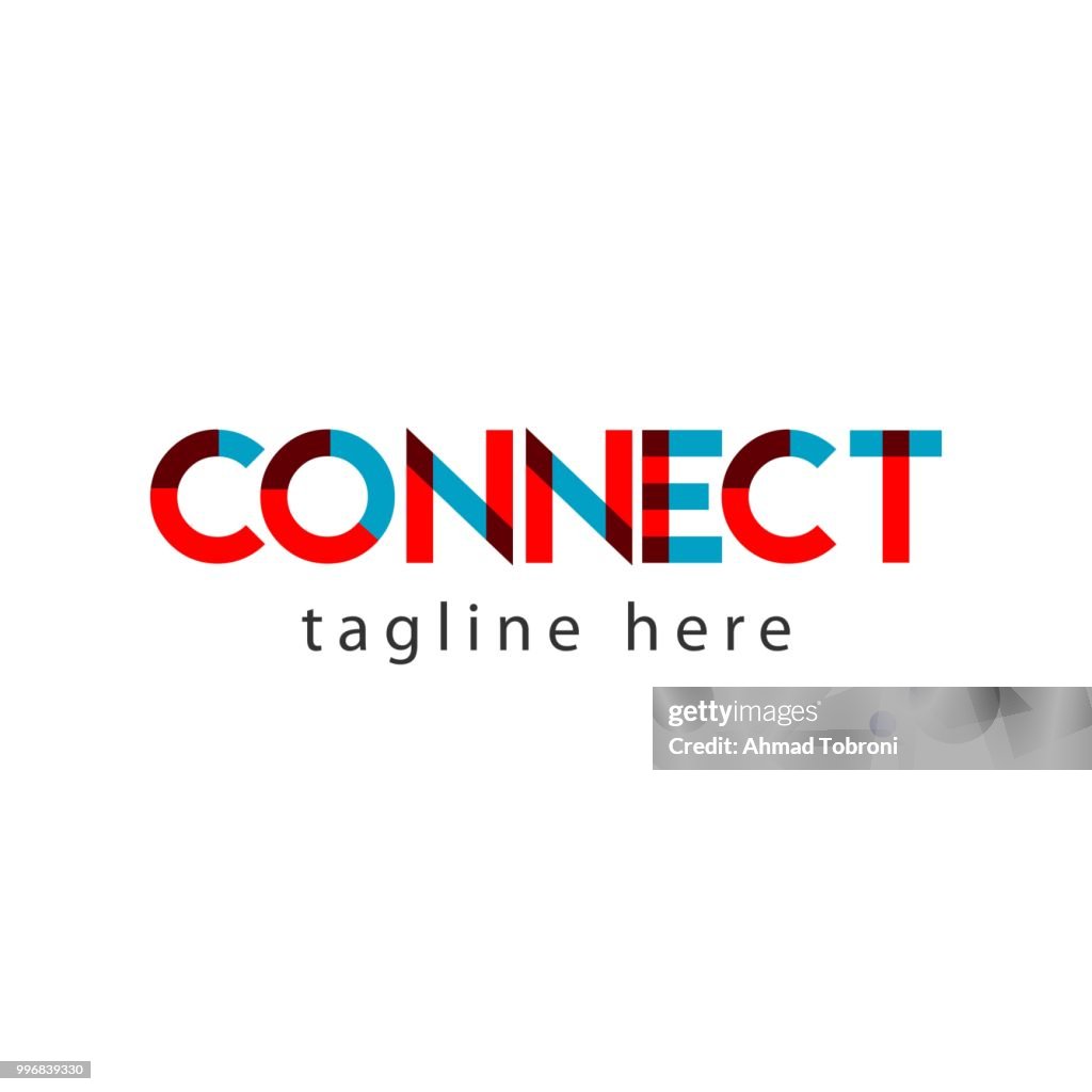 Logo Comnet Vector Connect Logo Vector Template Design Illustration High-Res Vector ...