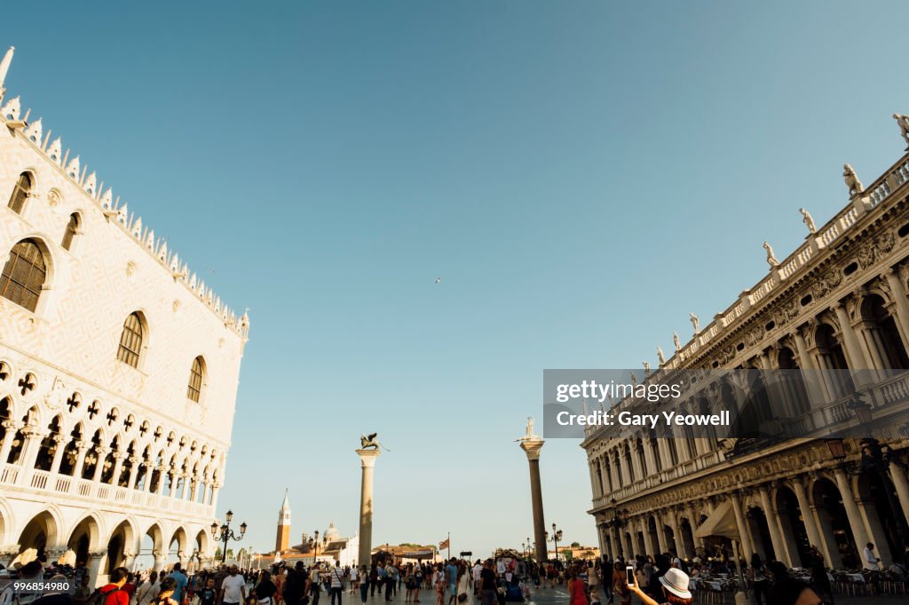 Busy St Mark's Square, Venice