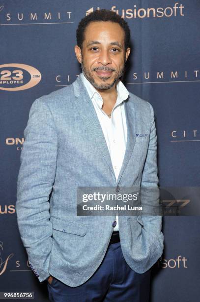 Writer and producer Dale Godboldo attends City Summit: Wealth Mastery And Mindset Edition after-party at Allure Banquet & Catering on July 11, 2018...