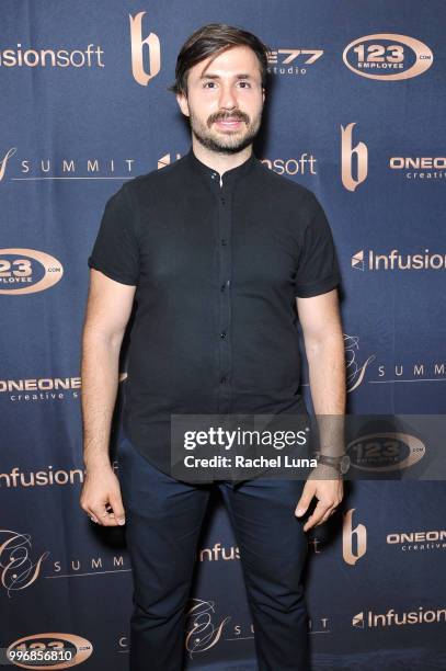 Filmmaker Arian Khoroushi attends City Summit: Wealth Mastery And Mindset Edition after-party at Allure Banquet & Catering on July 11, 2018 in Van...