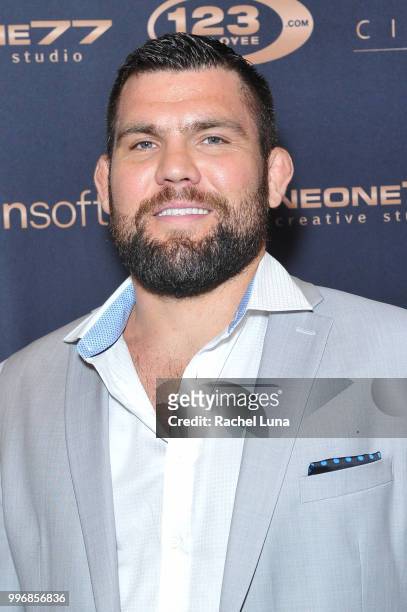 Fighter and producer Robert Drysdale attends City Summit: Wealth Mastery And Mindset Edition after-party at Allure Banquet & Catering on July 11,...