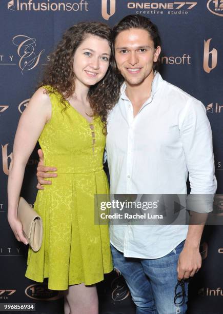 Speaker Hassan Bash and fiance Marietta Melrose attend City Summit: Wealth Mastery And Mindset Edition after-party at Allure Banquet & Catering on...