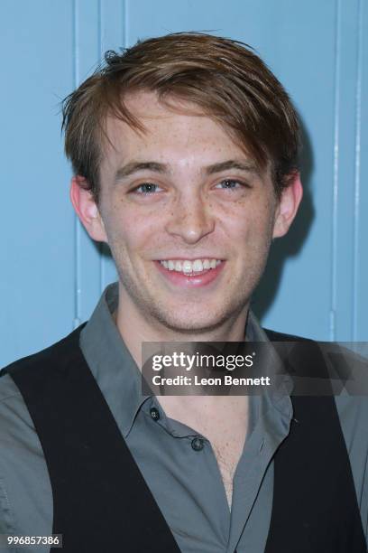 Actor Dylan Riley Snyder attends the Screening Of A24's "Eighth Grade" - Arrivals at Le Conte Middle School on July 11, 2018 in Los Angeles,...