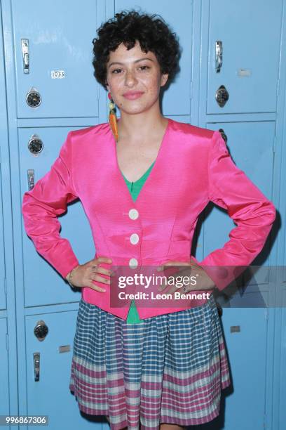 Actress Alia Shawkat attends the Screening Of A24's "Eighth Grade" - Arrivals at Le Conte Middle School on July 11, 2018 in Los Angeles, California.