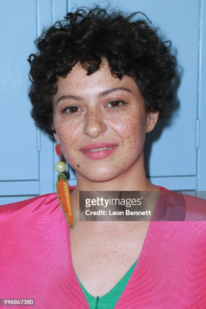 Actress Alia Shawkat attends the Screening Of A24's "Eighth Grade" - Arrivals at Le Conte Middle School on July 11, 2018 in Los Angeles, California.
