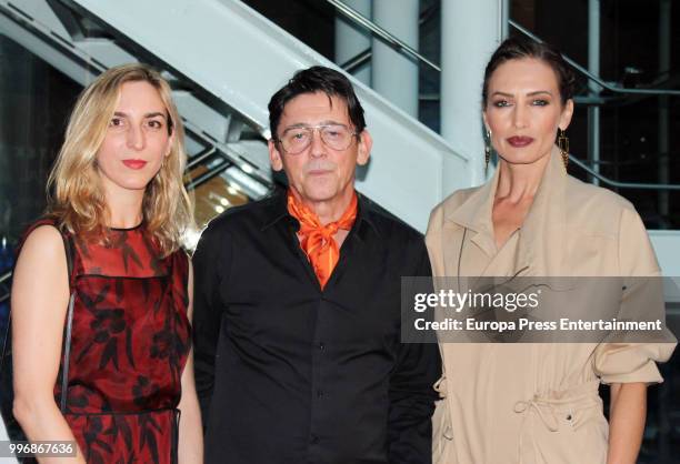 Nieves Alvarez attends Moises Nieto show at Mercedes Benz Fashion Week Madrid Spring/ Summer 2019 at IFEMA on July 11, 2018 in Madrid, Spain.