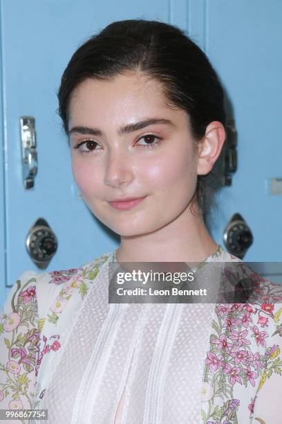 Actress Emily Robinson attends the Screening Of A24's "Eighth Grade" - Arrivals at Le Conte Middle School on July 11, 2018 in Los Angeles, California.