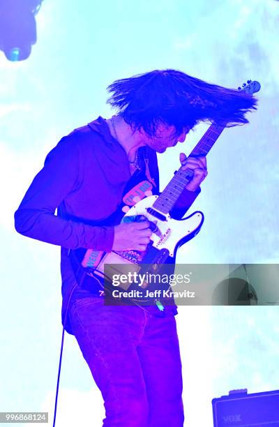 Jonny Greenwood of Radiohead performs at Madison Square Garden on July 11, 2018 in New York City, NY.