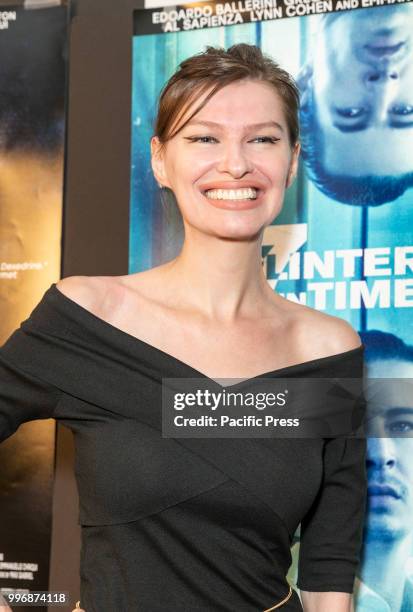 Olga Alex attends 7 Splinters in Time New York premiere at The Anthology Film Archives.