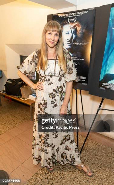 Lauren Fox attends 7 Splinters in Time New York premiere at The Anthology Film Archives.