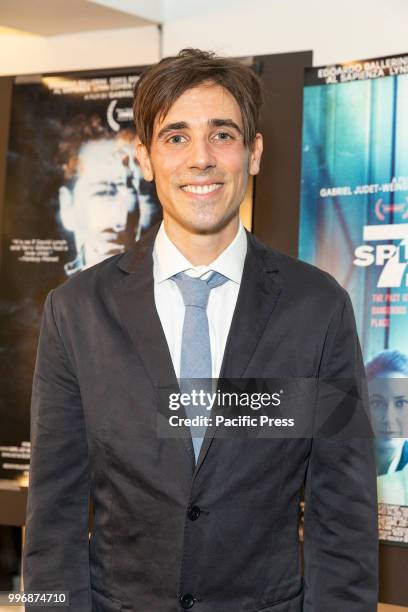 Gabriel Judet-Weinshel attends 7 Splinters in Time New York premiere at The Anthology Film Archives.