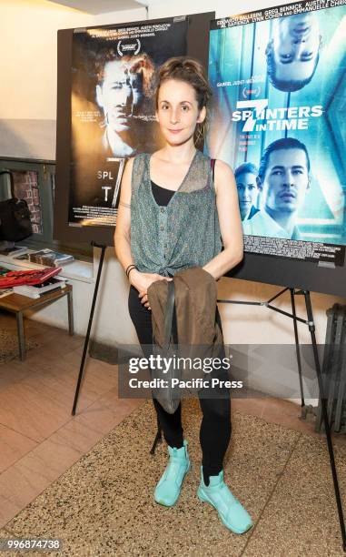 Sarah Small attends 7 Splinters in Time New York premiere at The Anthology Film Archives.