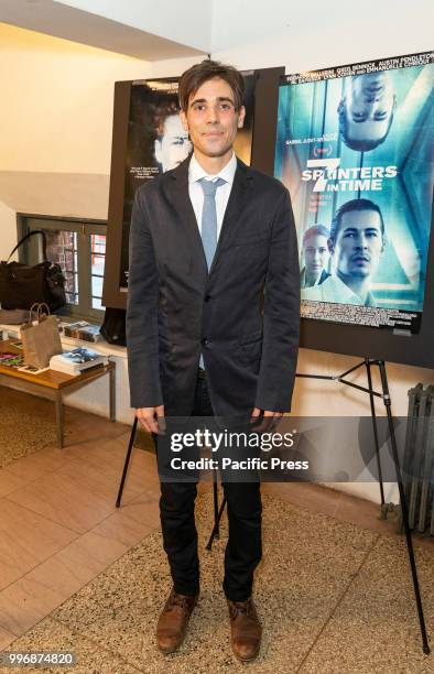 Gabriel Judet-Weinshel attends 7 Splinters in Time New York premiere at The Anthology Film Archives.