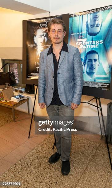 Edoardo Ballerini attends 7 Splinters in Time New York premiere at The Anthology Film Archives.