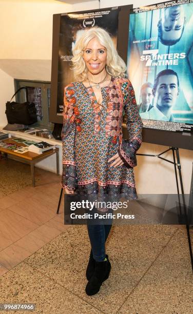 Rosie Tovi attends 7 Splinters in Time New York premiere at The Anthology Film Archives.