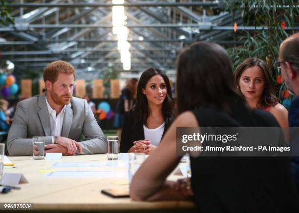 The Duke and Duchess of Sussex visit DogPatch Labs, a co-working space for technology start-ups located in Dublin's 'Digital Docklands' during their...