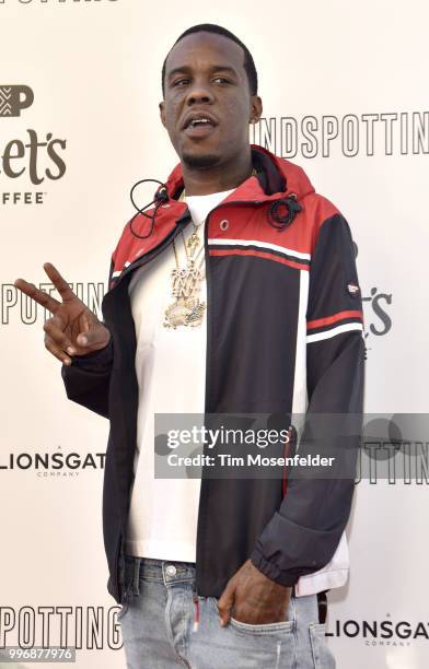 Chippass attends the premiere of Summit Entertainment's "Blindspotting" at The Grand Lake Theater on July 11, 2018 in Oakland, California.