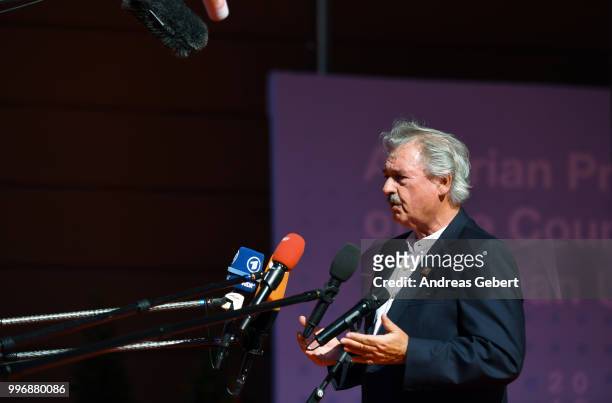 Jean Asselborn, Minister of Foreign and European Affairs and Minister of Immigration and Asylum of Luxembourg, arrives at the European Union member...