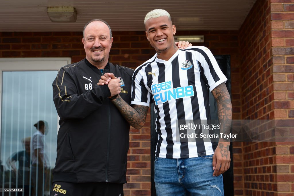Newcastle United Unveil Loan Signing Kenedy