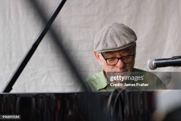 Erwin Helfer performs on stage at The Chicago Blues Festival on June 10, 2018 in Chicago, Illinois, United States.