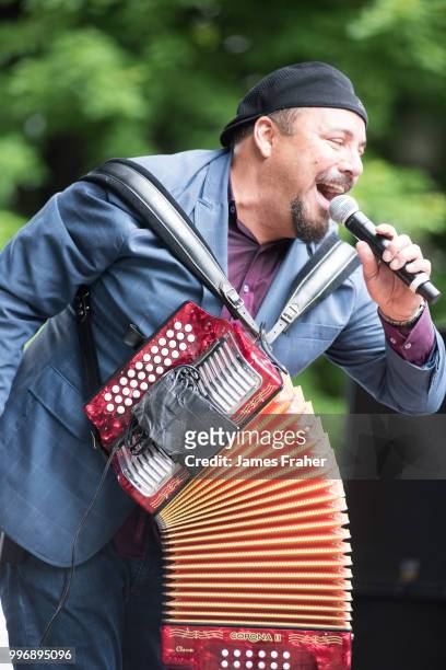Terrance Simien performs on stage at The Chicago Blues Festival on June 10, 2018 in Chicago, Illinois, United States.