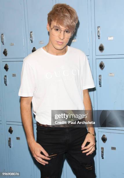 Social Media Personality Raphael Gomes attends the screening of A24's "Eighth Grade" at Le Conte Middle School on July 11, 2018 in Los Angeles,...