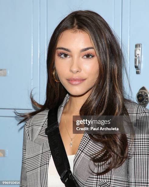 Singer Madison Beer attends the screening of A24's "Eighth Grade" at Le Conte Middle School on July 11, 2018 in Los Angeles, California.