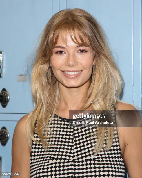 Actress Sierra Swartz attends the screening of A24's "Eighth Grade" at Le Conte Middle School on July 11, 2018 in Los Angeles, California.