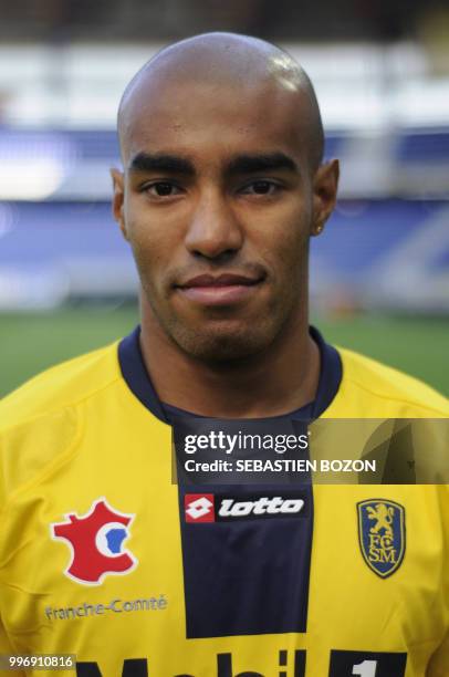 Sochaux-Montbeliard's Brazilian defender, Carlos Alberto Carlao poses on september 15, 2008 in Montbelliard, eastern France, during the team's...
