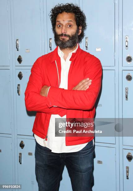 Actor Jason Mantzoukas attends the screening of A24's "Eighth Grade" at Le Conte Middle School on July 11, 2018 in Los Angeles, California.