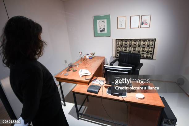 The office of literature critic Marcel Reich-Ranicki, photographed at the Historical Museum in Frankfurt/Main, Germany, 4 October 2017. After ten...