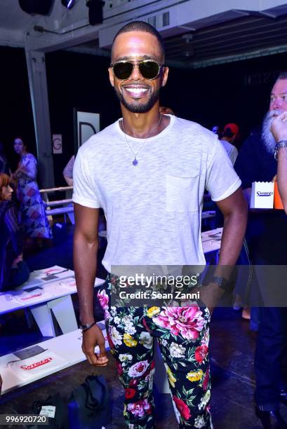Eric West attends Todd Snyder S/S 2019 Collection during NYFW Men's July 2018 at Industria Studios on July 11, 2018 in New York City.