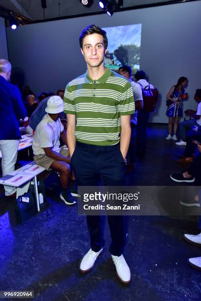 Gideon Glick attends the Todd Snyder S/S 2019 Collection during NYFW Men's July 2018 at Industria Studios on July 11, 2018 in New York City.