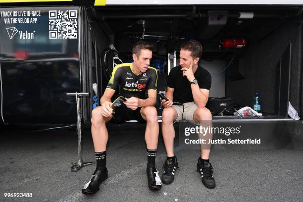 Start / Mathew Hayman of Australia and Team Mitchelton-Scott / Press Media / during 105th Tour de France 2018, Stage 6 a 181km stage from Brest to...