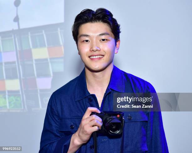 Alex Shibutani attends the Todd Snyder S/S 2019 Collection during NYFW Men's July 2018 at Industria Studios on July 11, 2018 in New York City.