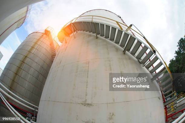 steel bulk storage tanks - yaorusheng stock pictures, royalty-free photos & images
