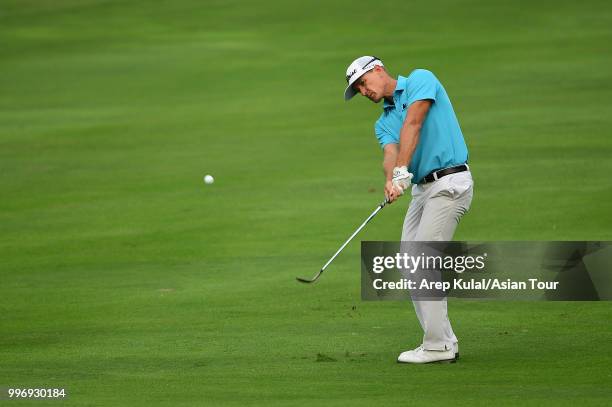 Berry Henson of USA pictured during the first round of the Bank BRI Indonesia Open at Pondok Indah Golf Course on July 12, 2018 in Jakarta, Indonesia.