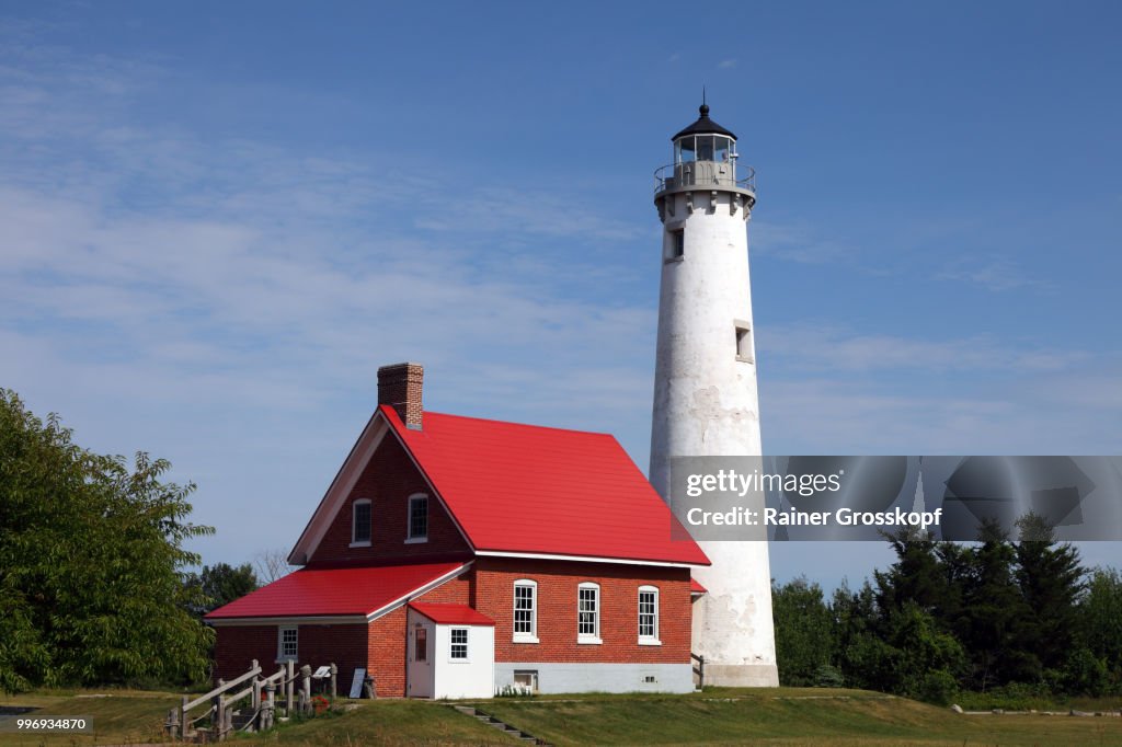 Tawas Point Lighthouse (1853) on Lake Huron