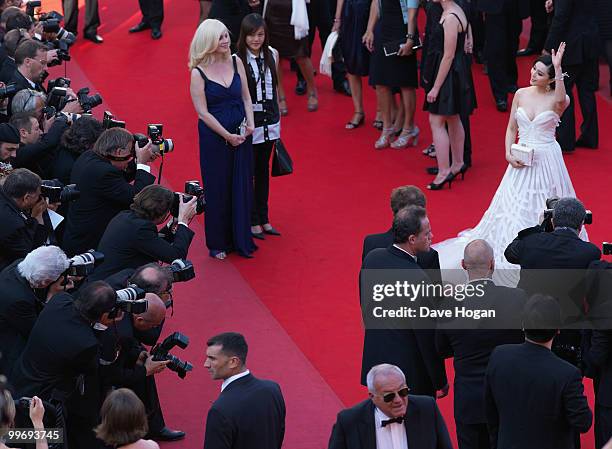 Fan Bing Bing attends "Biutiful" Premiere at the Palais des Festivals during the 63rd Annual Cannes Film Festival on May 17, 2010 in Cannes, France.